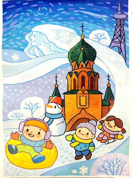 儿童组 绘画 故乡的快乐童年 范师嘉.png