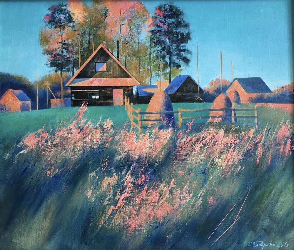 红日东升 60х70cm 布面油画 2018年.jpeg