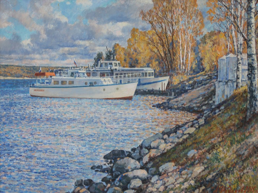 B284 费多罗夫•安德烈《秋末》2015 40x60  布面油画.JPG