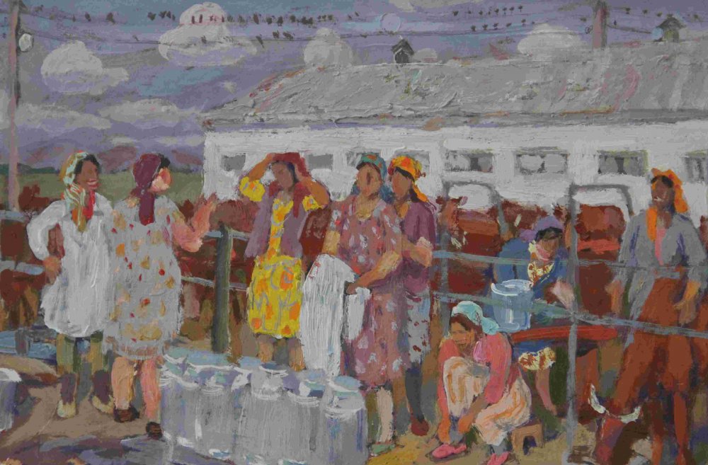 B316a 0077库兹涅措弗、《收获快乐》、1987年、油画纸板、25-38cm.JPG