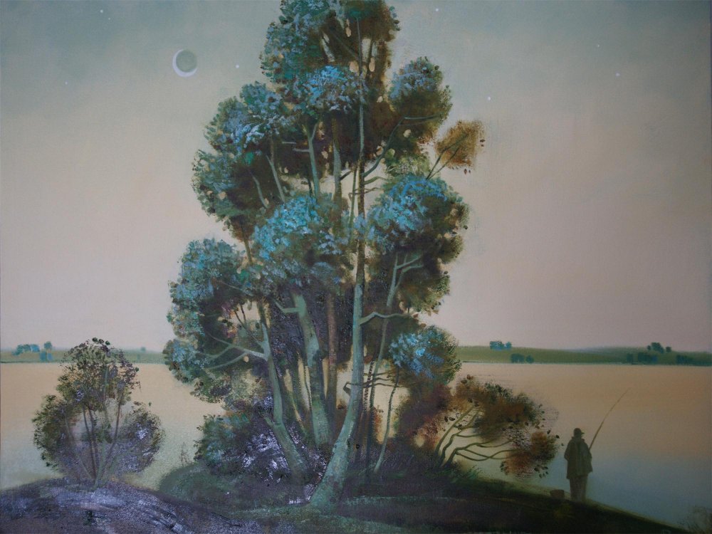 A16-安东妮娜•伏洛特琴柯《陪伴》 60x80cm  2015年 布面油画.JPG