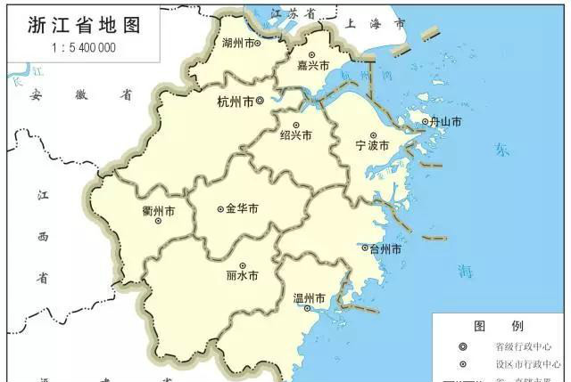 浙江省地图